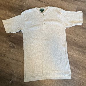 🔴BRITCHES Men’s Cream Button Ribbed Shirt